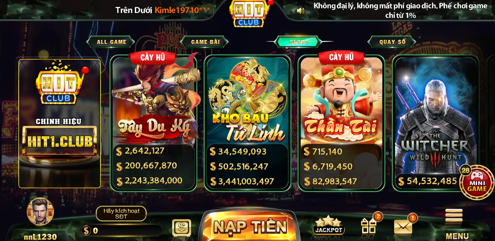 Chia sẻ những bí quyết chơi game nổ hũ tuyệt vời tại cổng game Hitclub