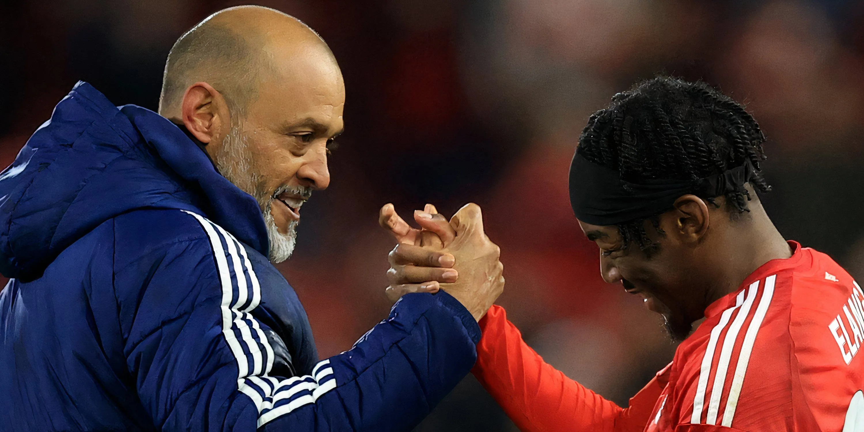 Anthony Elanga của Nottingham Forest đang ăn mừng