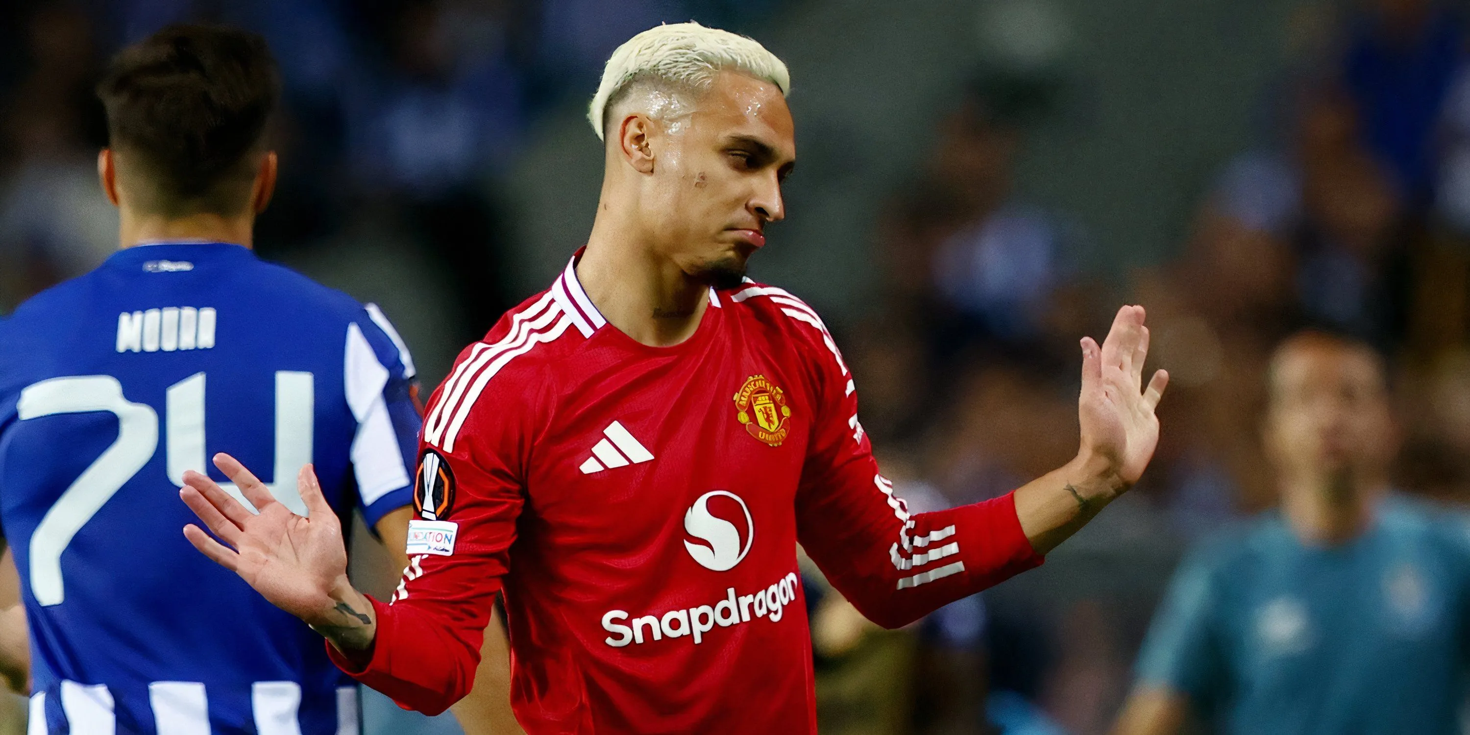 Antony trong màu áo Manchester United