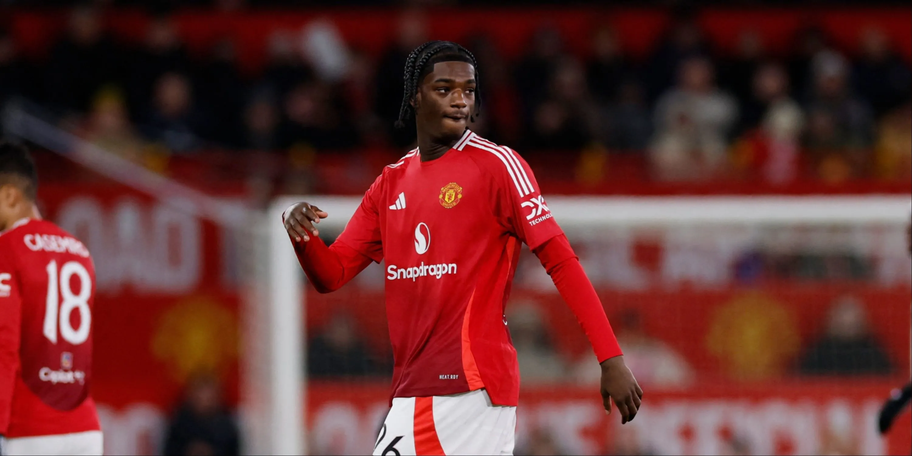 Ayden Heaven trong màu áo Manchester United
