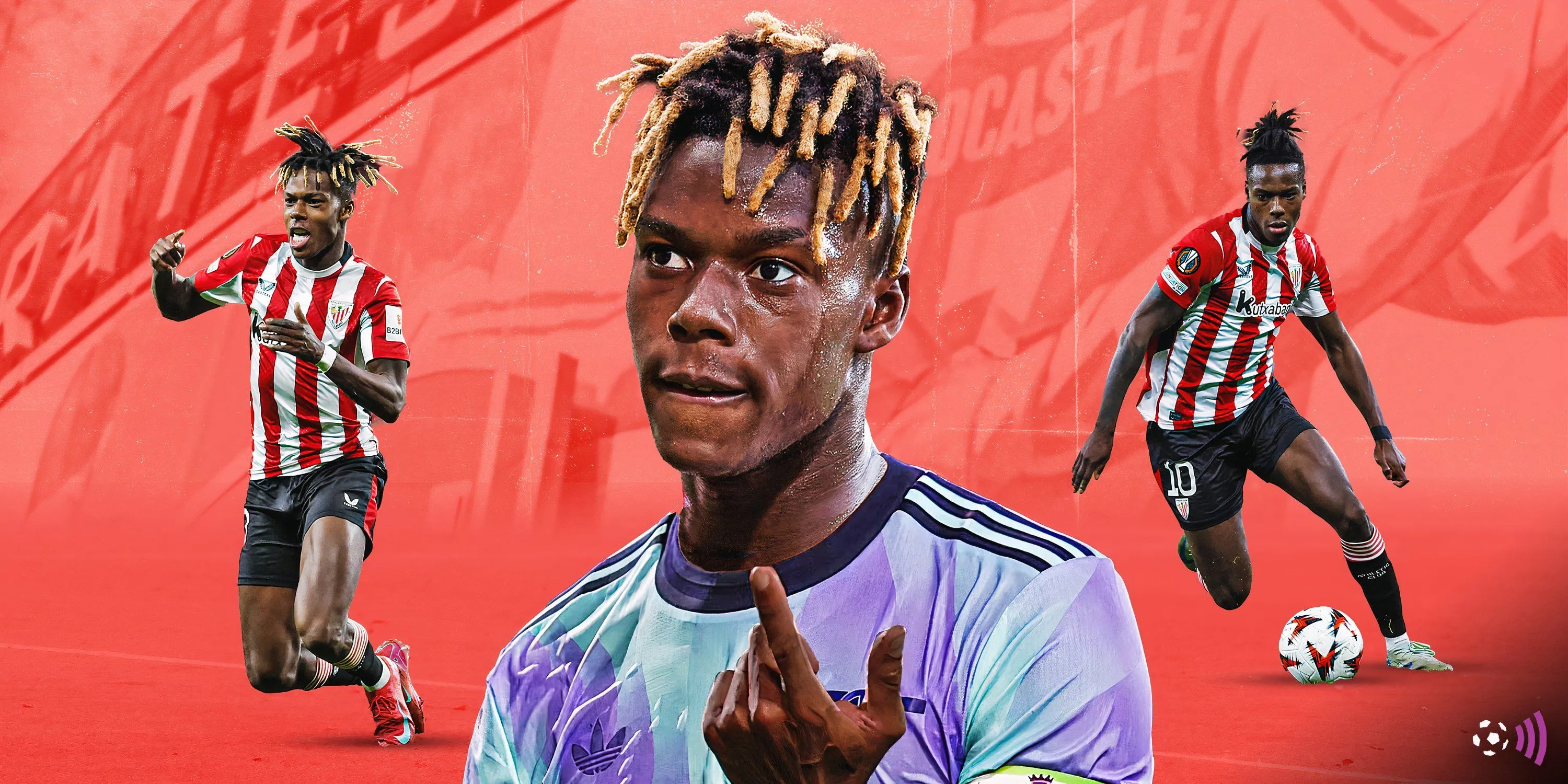 Cầu thủ Nico Williams của Athletic Bilbao trong trận đấu