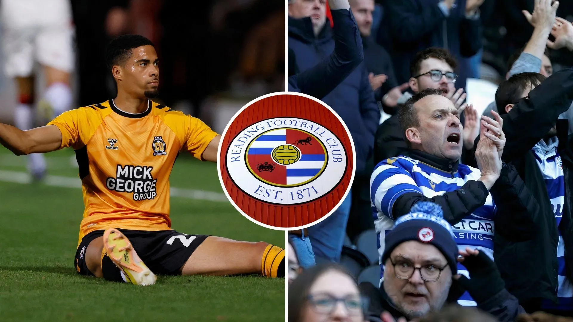 Harvey Knibbs cùng người hâm mộ Reading FC ăn mừng tin tức chủ sở hữu mới