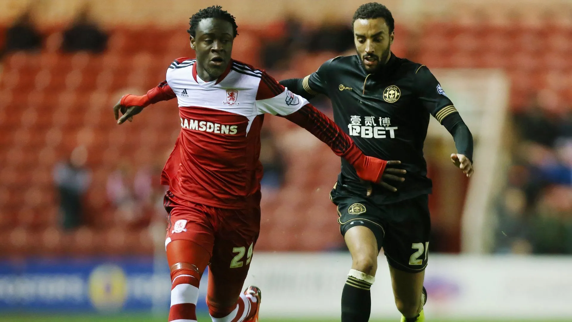 Kei Kamara thi đấu cho Middlesbrough tại giải Championship
