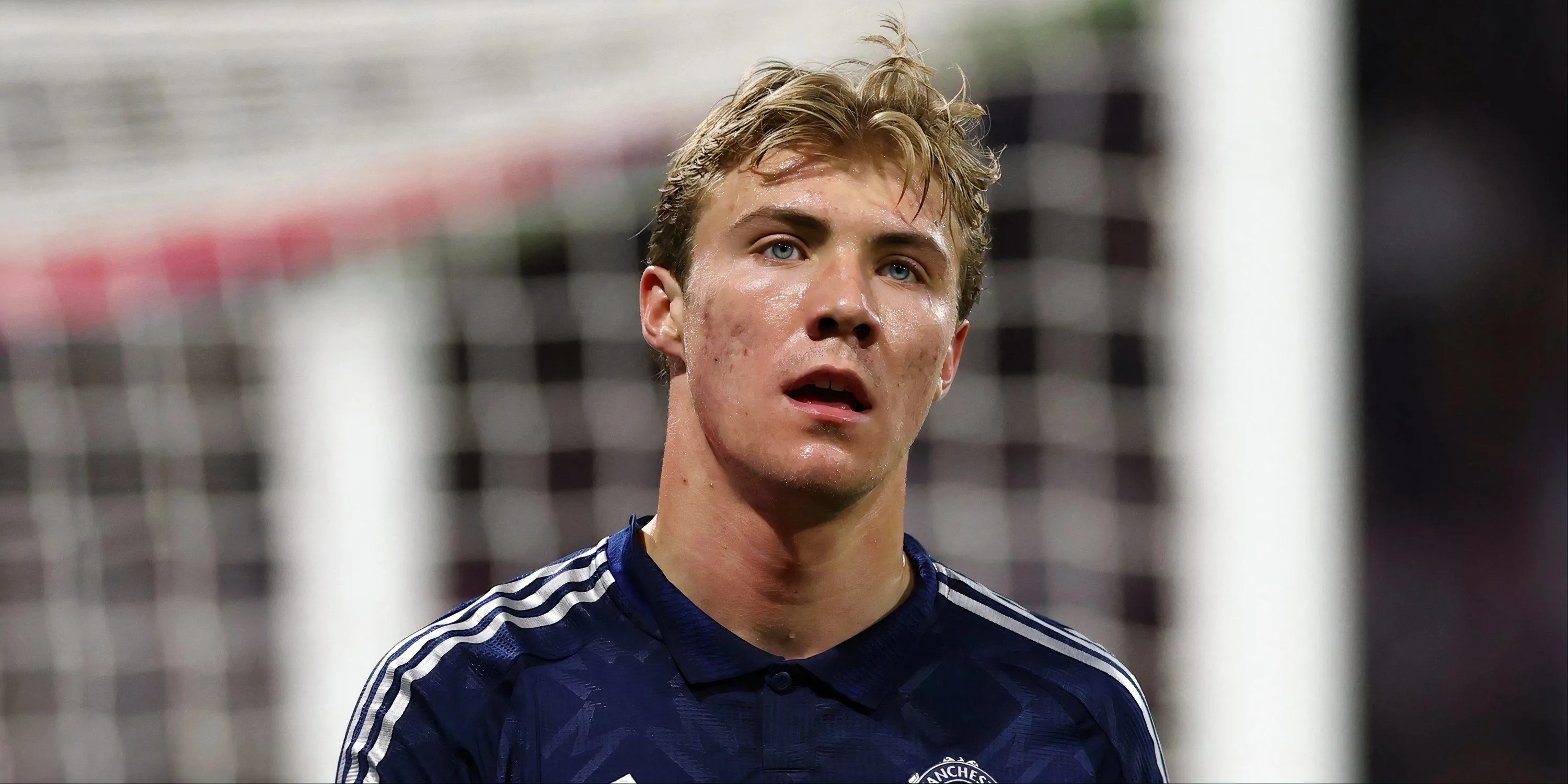 Tiền đạo Rasmus Hojlund trong màu áo Man Utd đối mặt tương lai bất định