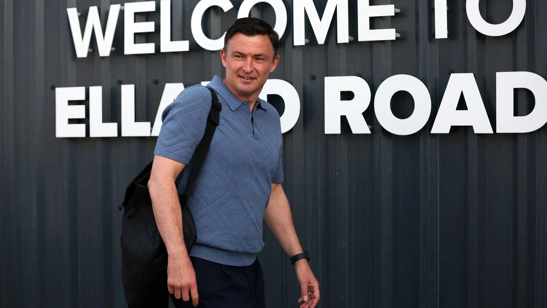 Huấn luyện viên Paul Heckingbottom trên sân vận động Deepdale của Preston North End