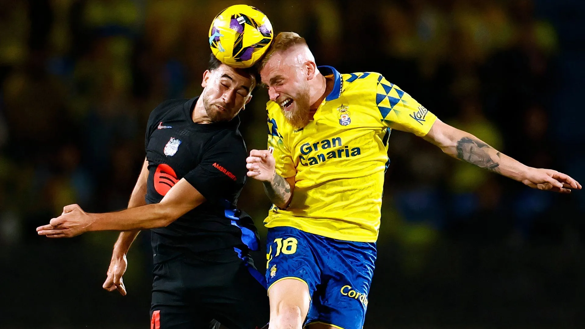 Logo câu lạc bộ Las Palmas, đội bóng cũ của Oli McBurnie