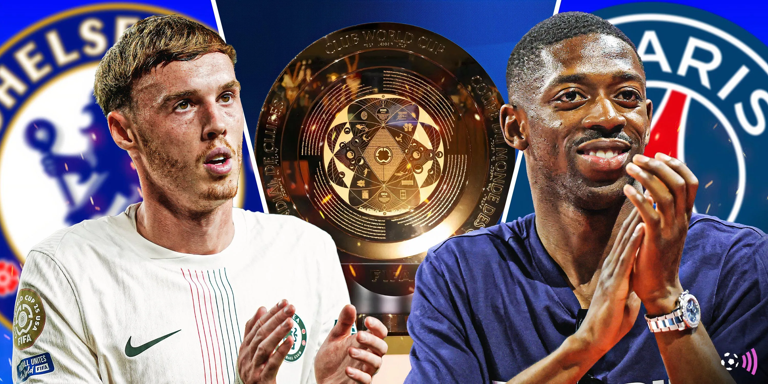 Cầu thủ Chelsea ăn mừng chức vô địch FIFA Club World Cup sau chiến thắng trước PSG
