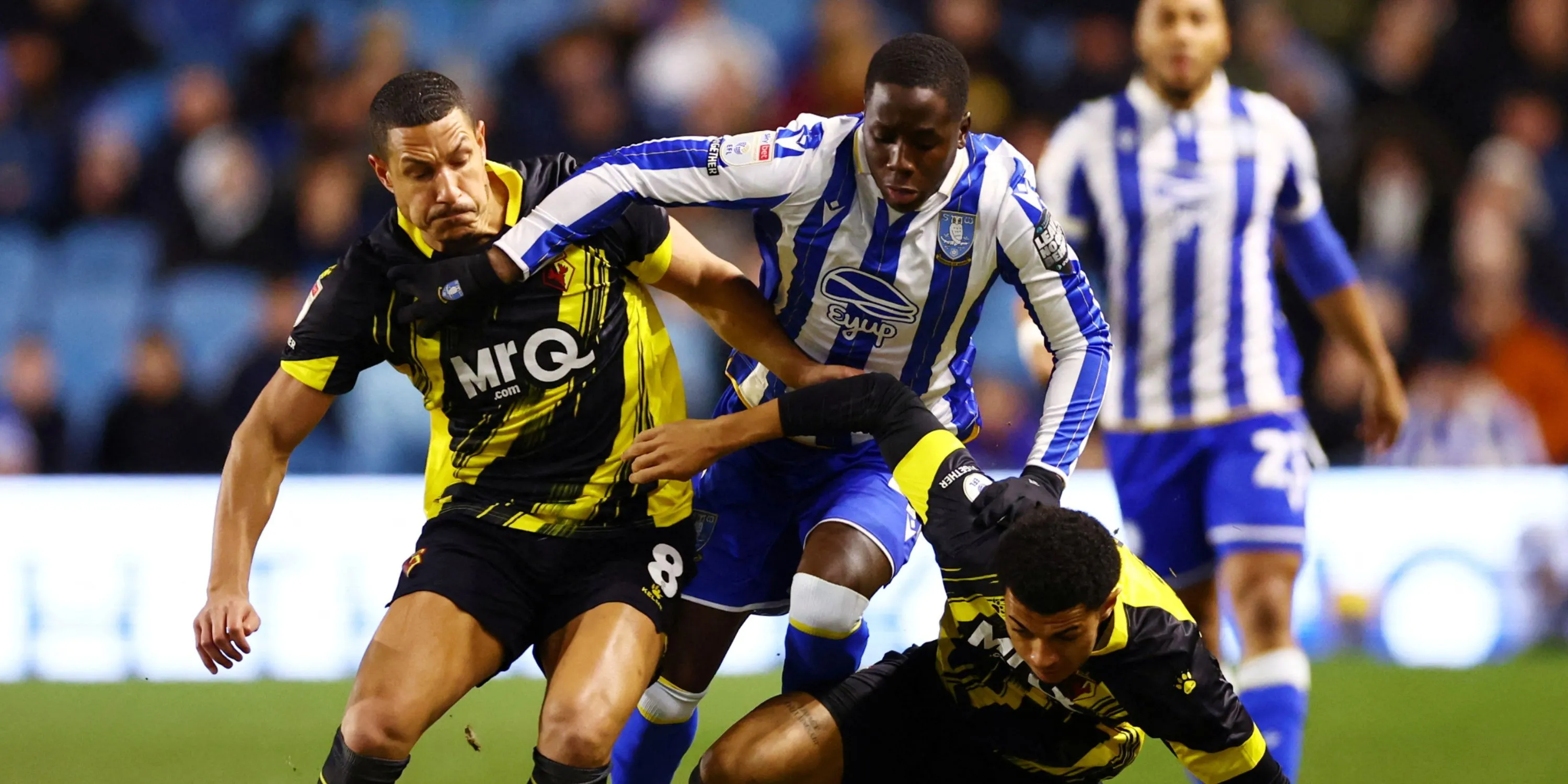 Gassama thi đấu cho Sheffield Wednesday tại Championship