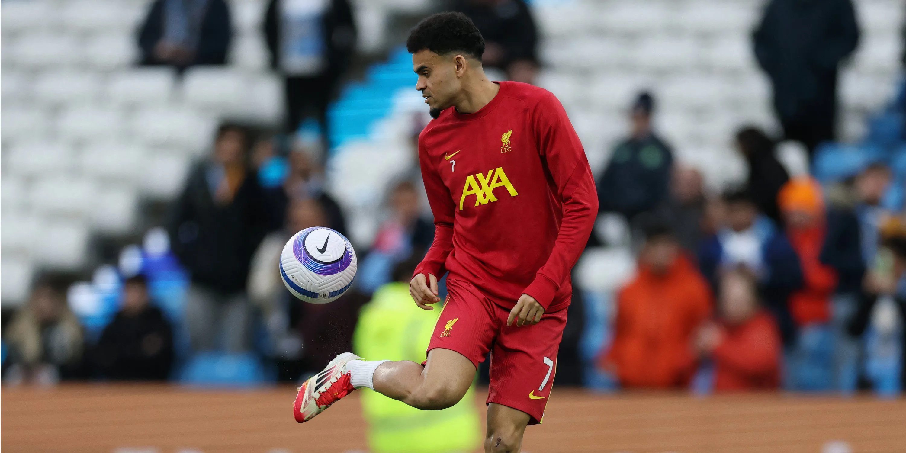 Tiền đạo cánh Luis Diaz trong màu áo Liverpool
