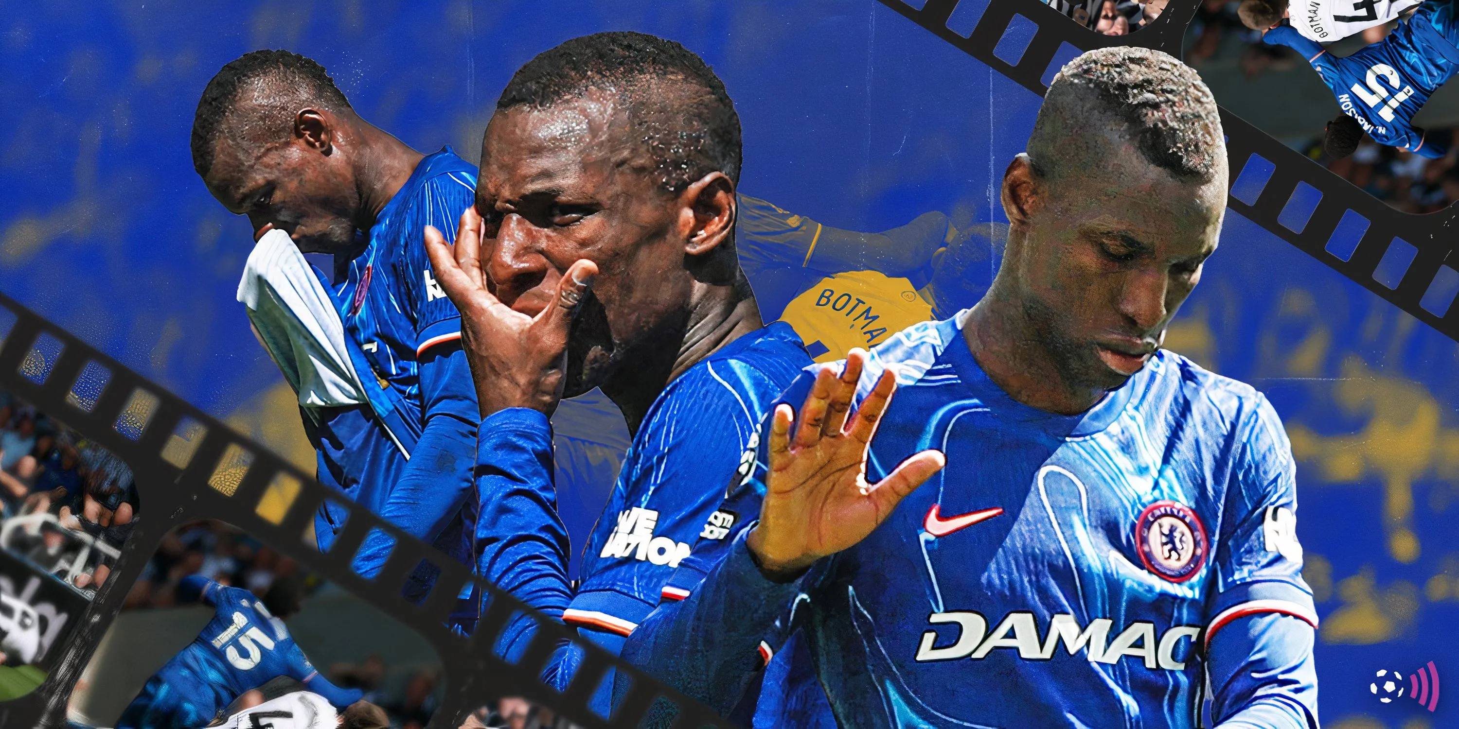 Tiền đạo Nicolas Jackson trong màu áo Chelsea