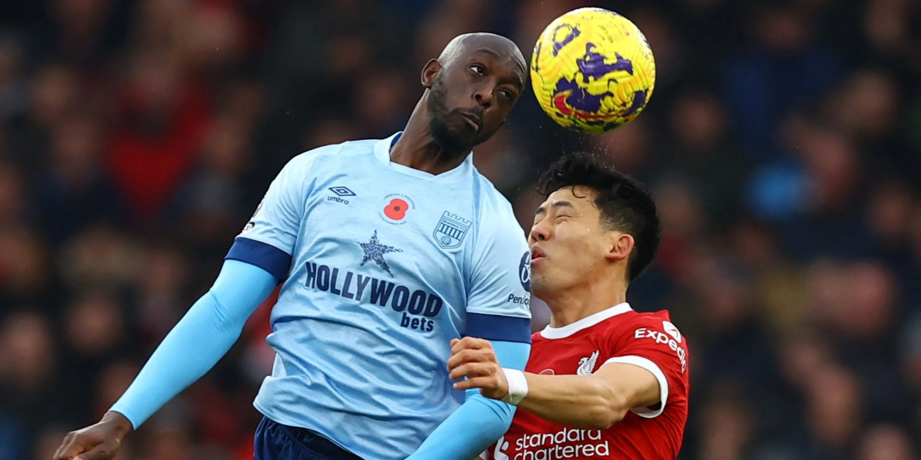 Yoane Wissa của Brentford trong một trận đấu Premier League