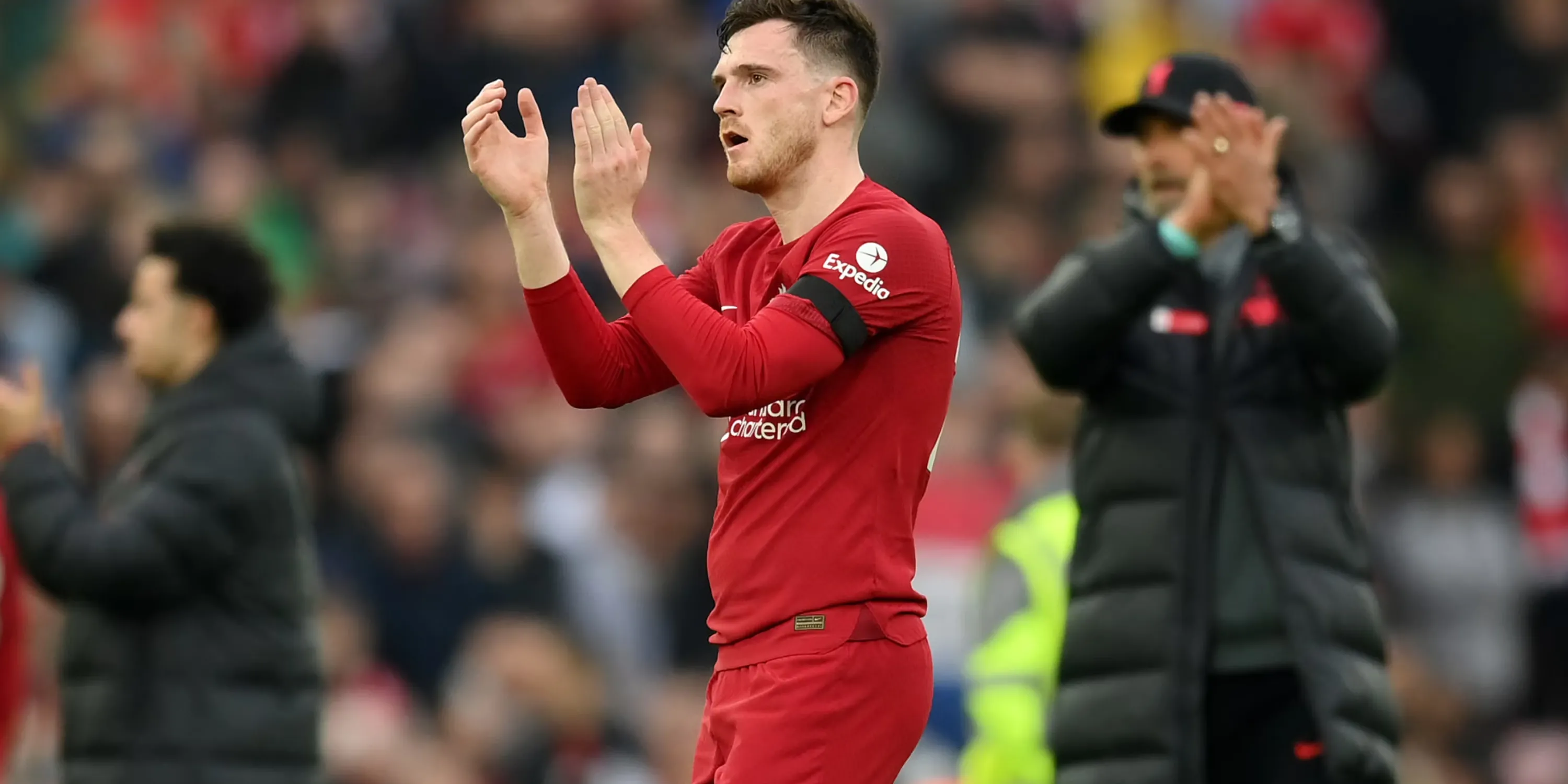 Andy Robertson đang thi đấu cho Liverpool.