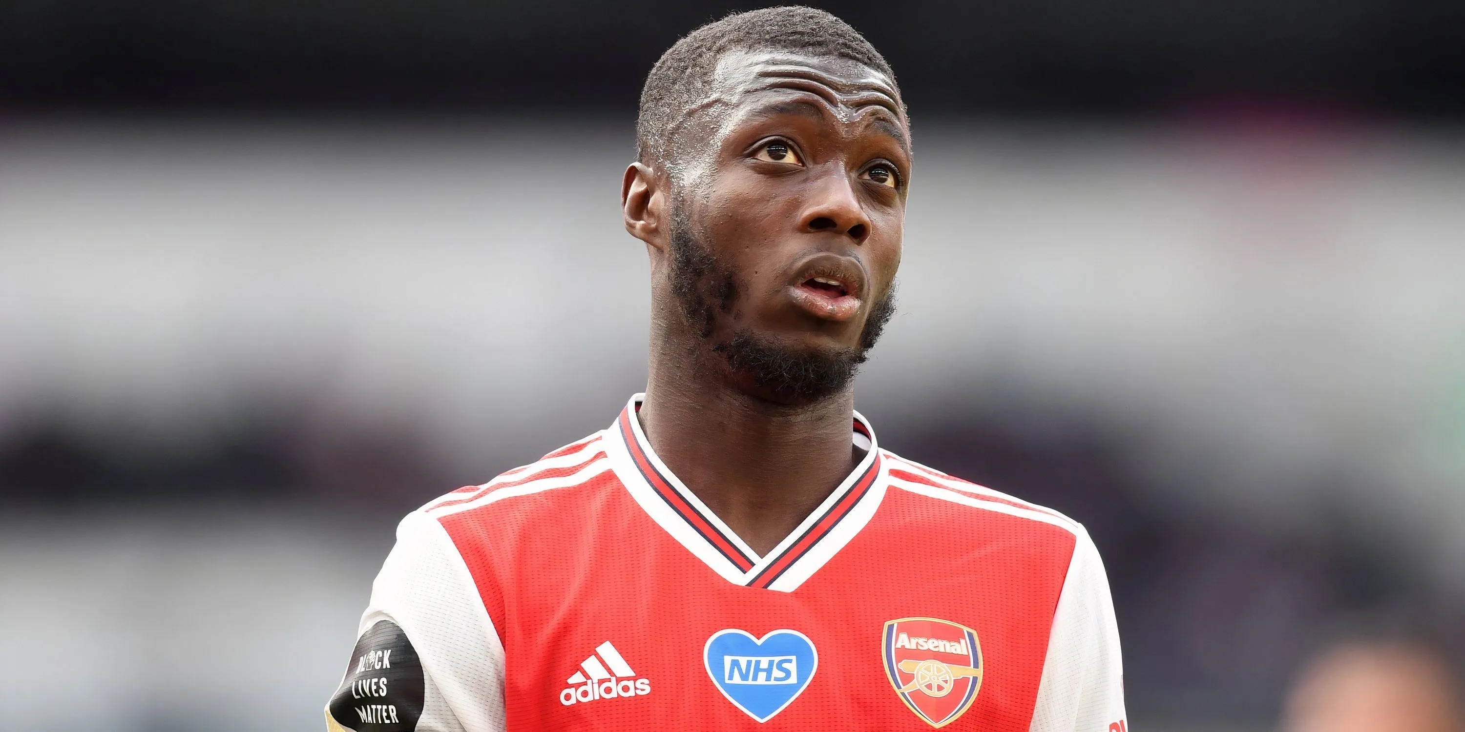 Tiền vệ Nicolas Pepe khi còn thi đấu cho Arsenal, giờ đây là trụ cột của Villarreal.