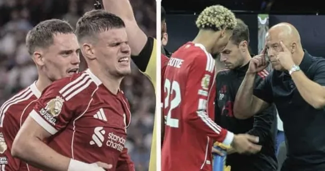 Tình trạng khủng hoảng phong độ của Liverpool mùa này, ban huấn luyện lo lắng theo dõi diễn biến trên sân.